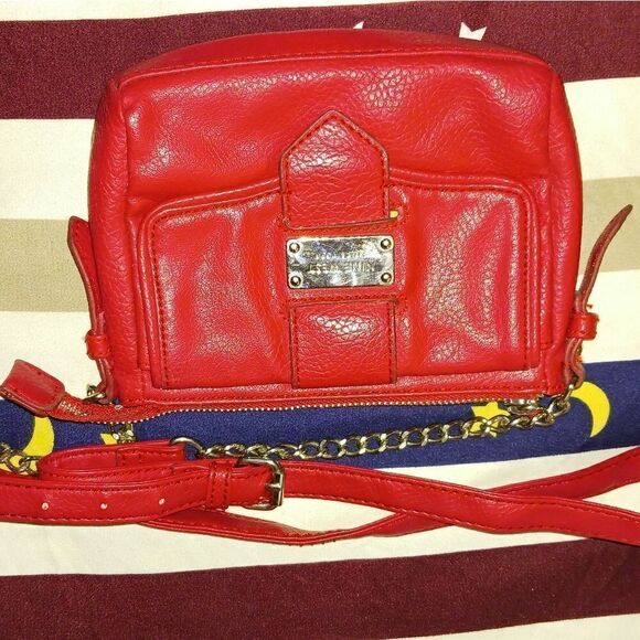 Small Nine West red satchel - Picture 5 of 7